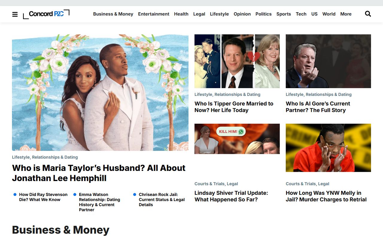 Concord Police P2C portal for white pages and public records