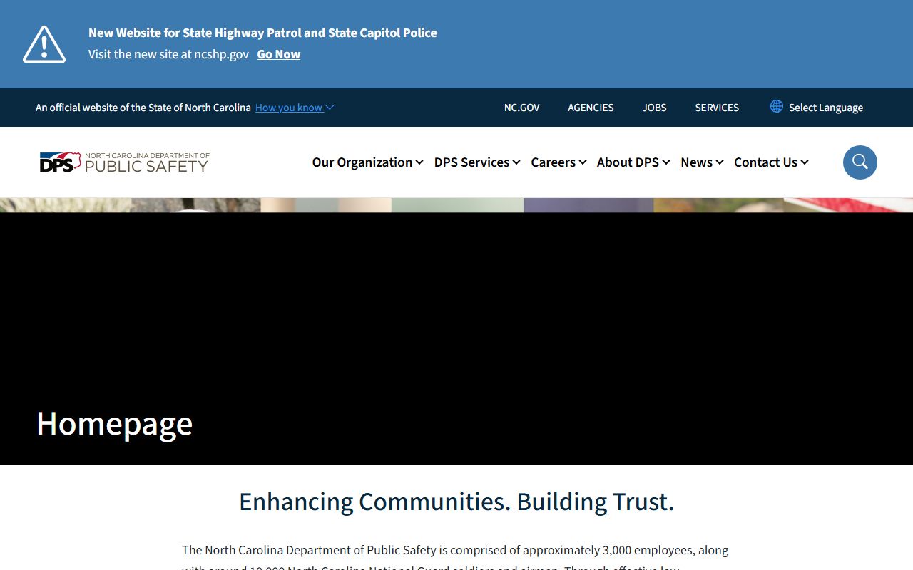 North Carolina Department of Public Safety white pages records